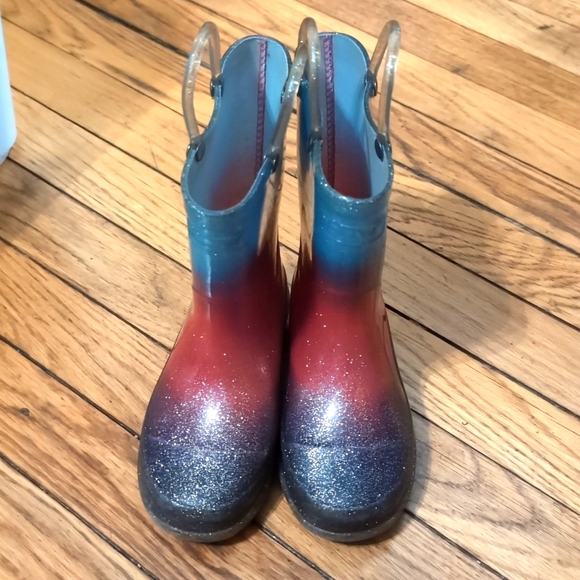 Glitter light up rain boots! Size 9/10 - Picture 1 of 4